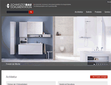 Tablet Screenshot of baudokumentation.ch